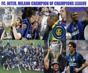 Puzzle FC. Internazionale Milano Πρωταθλητής του Champions League 2009-2010